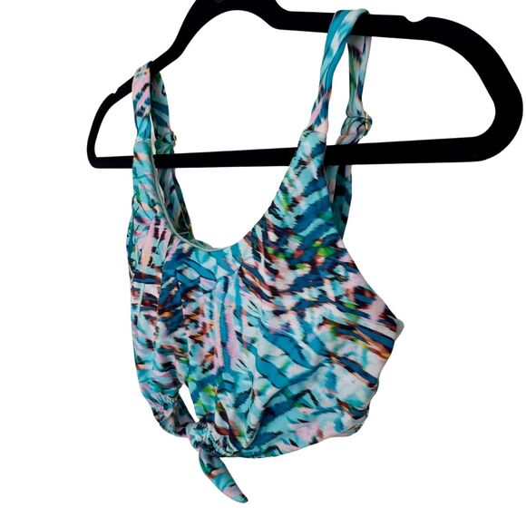 PILYQ Palmas Knot Adjustable Strap Bikini Top Swim Bathing Suit Padded NWT Small - Picture 4 of 8